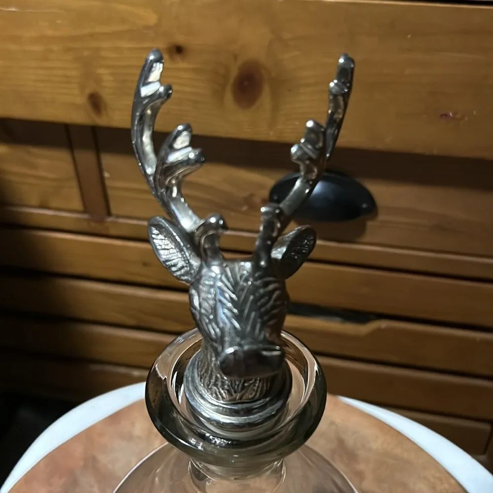 Crate & Barrel RARE Stag Decanter